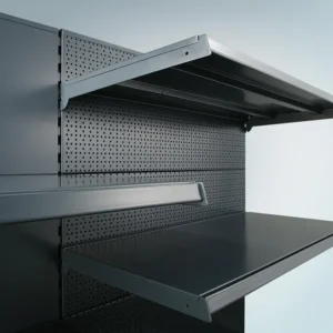 Wall shelving unit with 4 shelves – 1000 mm